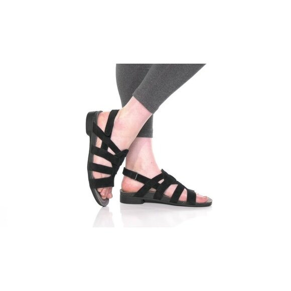 Munro Shoes - 🆕MUNRO Corine Nubuck Comfort Sandals Shoes 8 Black